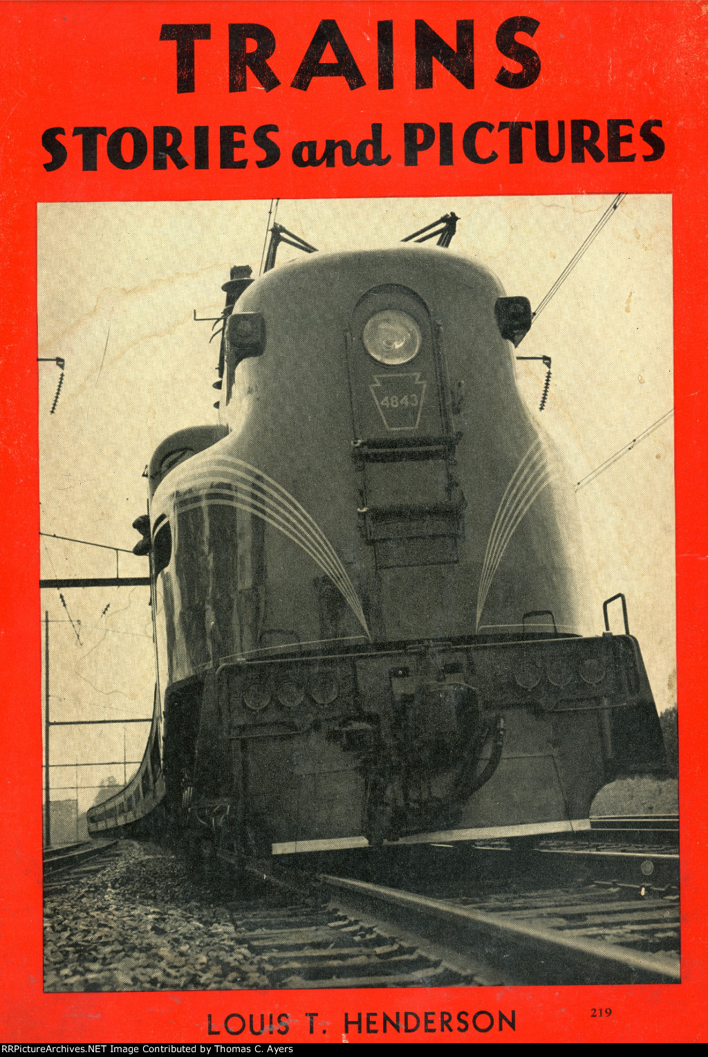 "Trains: Stories And Pictures," Cover, 1935